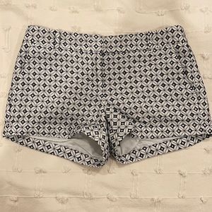 Navy patterned J. Crew shorts